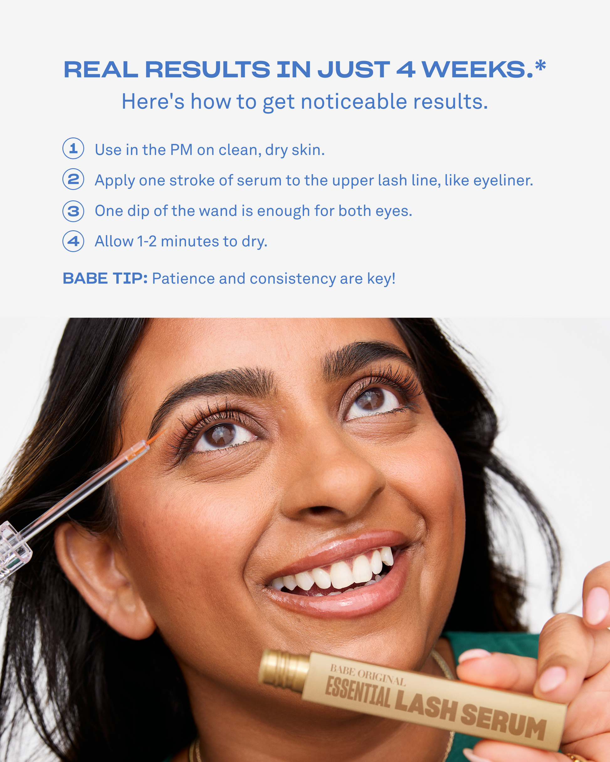 Babe Original Lash Serum 6 or 3 Month Supply
