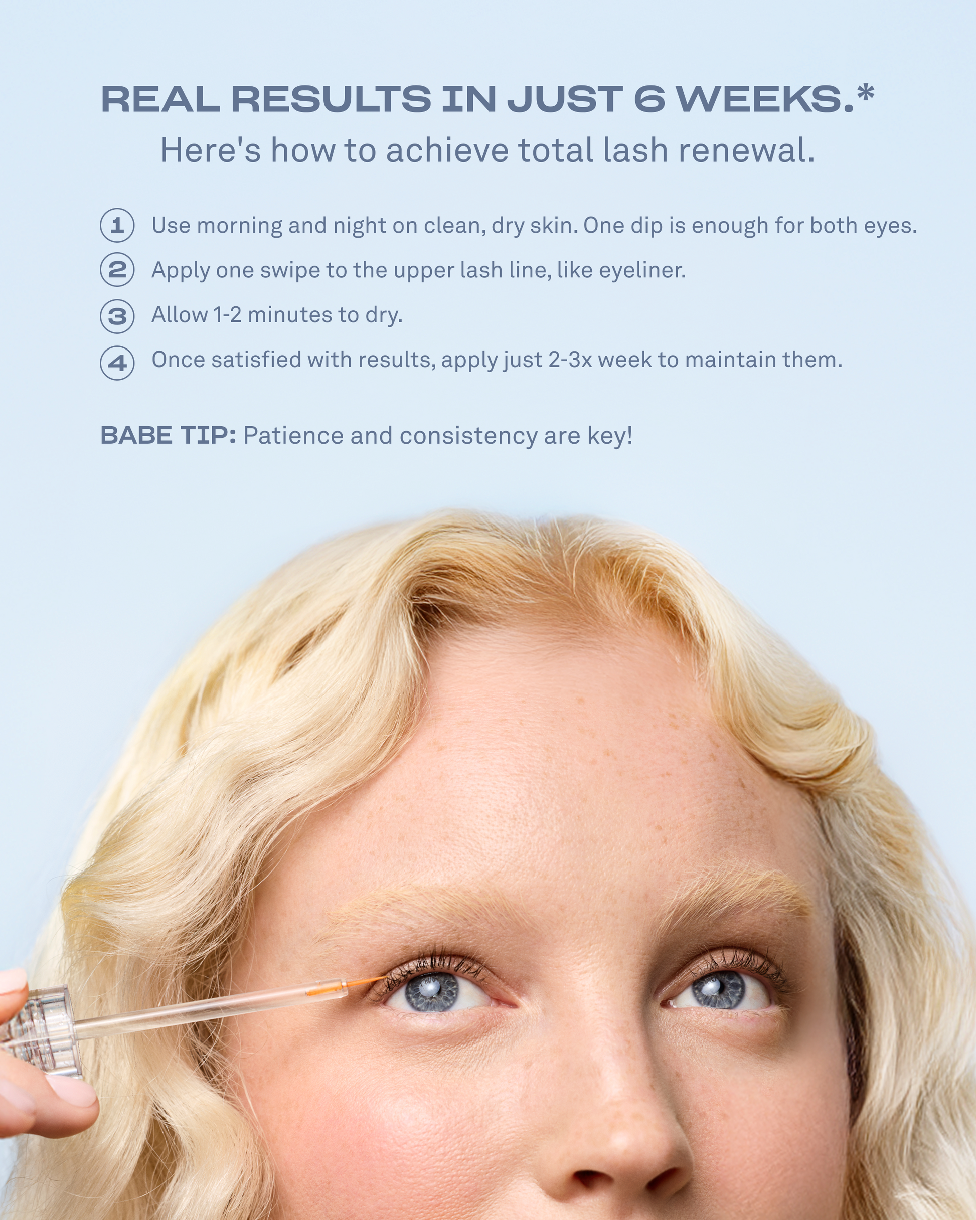 BABE ORIGINA  Renewing Lash Serum 4 Month Supply